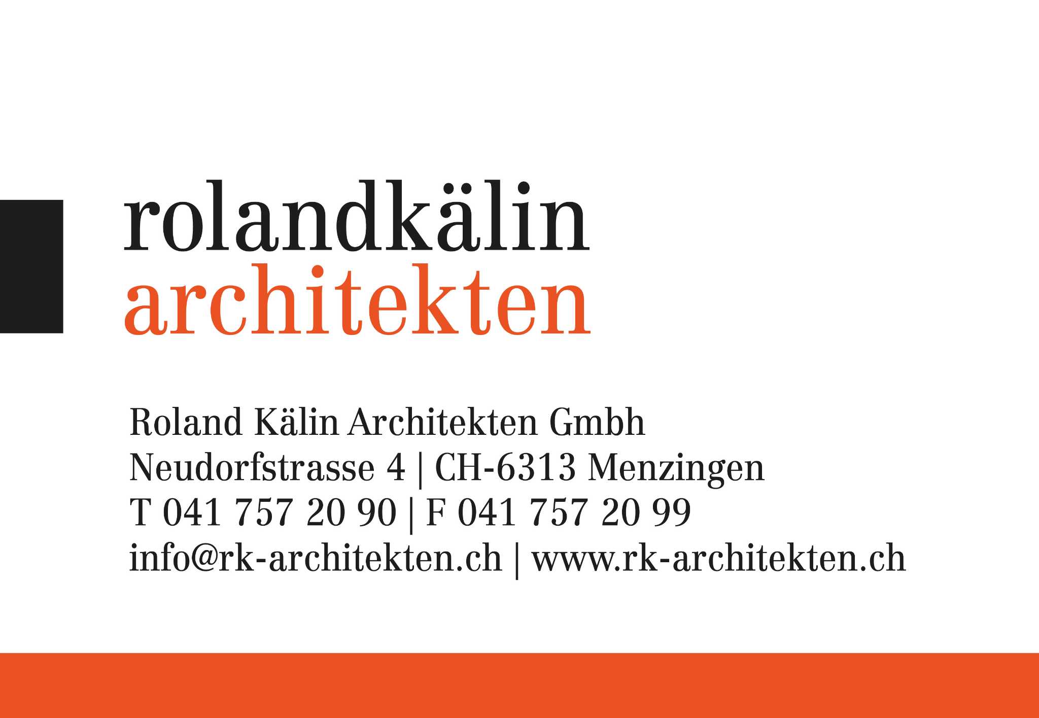 Roland Kälin Architekten GmbH